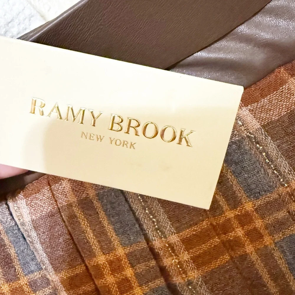 NWT Ramy Brook ASO Taylor Swift Derrick Pleated Belted Plaid Mini Skirt $365 8